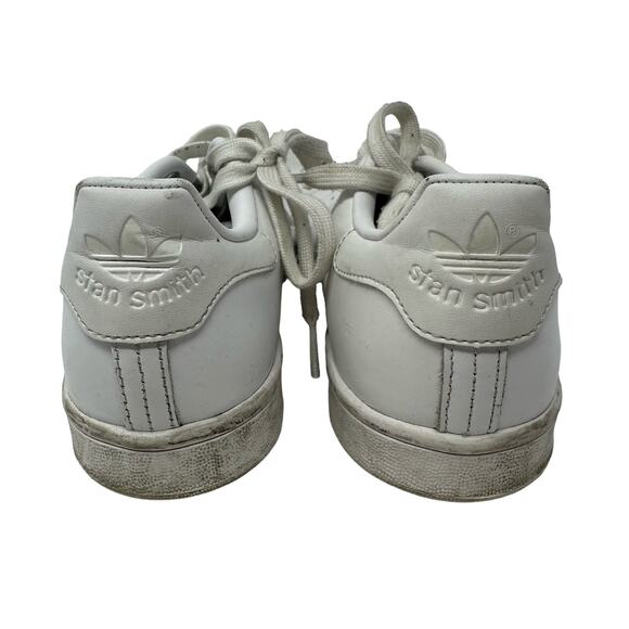 Adidas x Stan Smith Size 5.5 Sneakers White Lace Up Classic Leather‎ Casual Flat - Picture 4 of 9